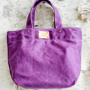 PEG MINI TOTE - BLACKBERRY
