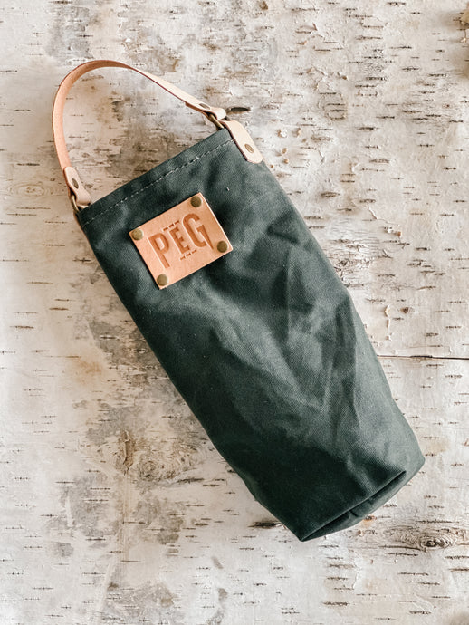 PEG WINE TOTE - HUNTER