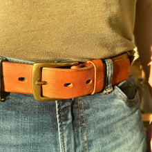 VIKING BELT (1.5" wide) - harness leather