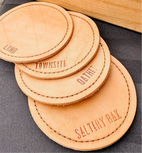 LEATHER COASTERS