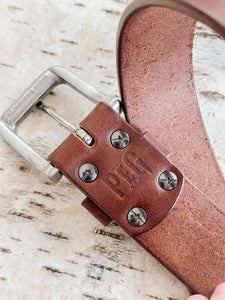 ACORN BELT (1.5" wide) - LATIGO LEATHER