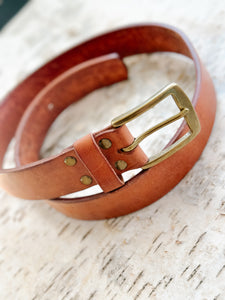 VIKING BELT (1.5" wide) - harness leather