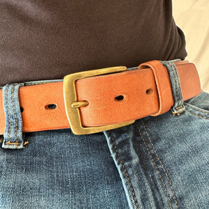 VIKING BELT (1.5" wide) - harness leather