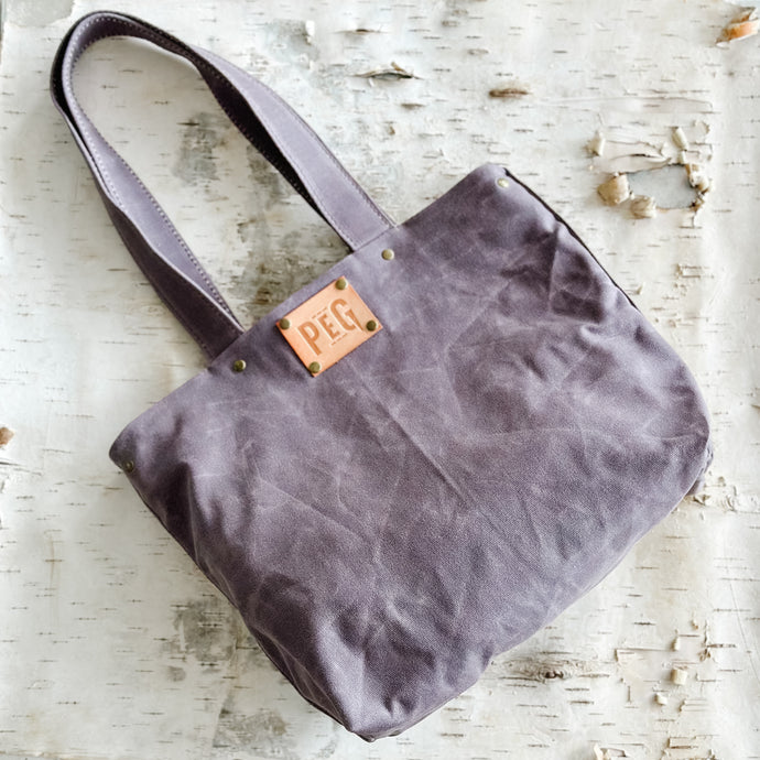 PEG MIDI TOTE - COASTAL LAVENDER