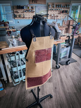 APRON - HARVEST WHEAT (16OZ WAXED TWILL  + LEATHER)