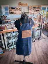 APRON - DEEP BLUE SEA + HONEYCOMB (Copy)